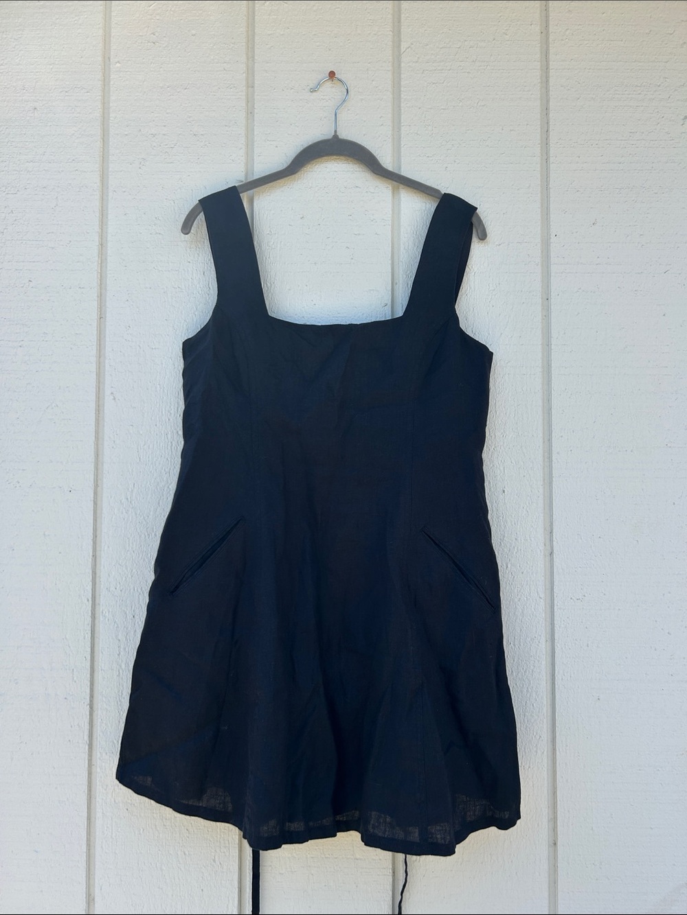 Posse Classic Black Square-Neck Sundress